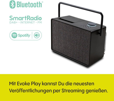 Pure Evoke Play vielseitiges Musiksystem für innen und aussen (DAB+/UKW Radio, Internetradio, Podcas