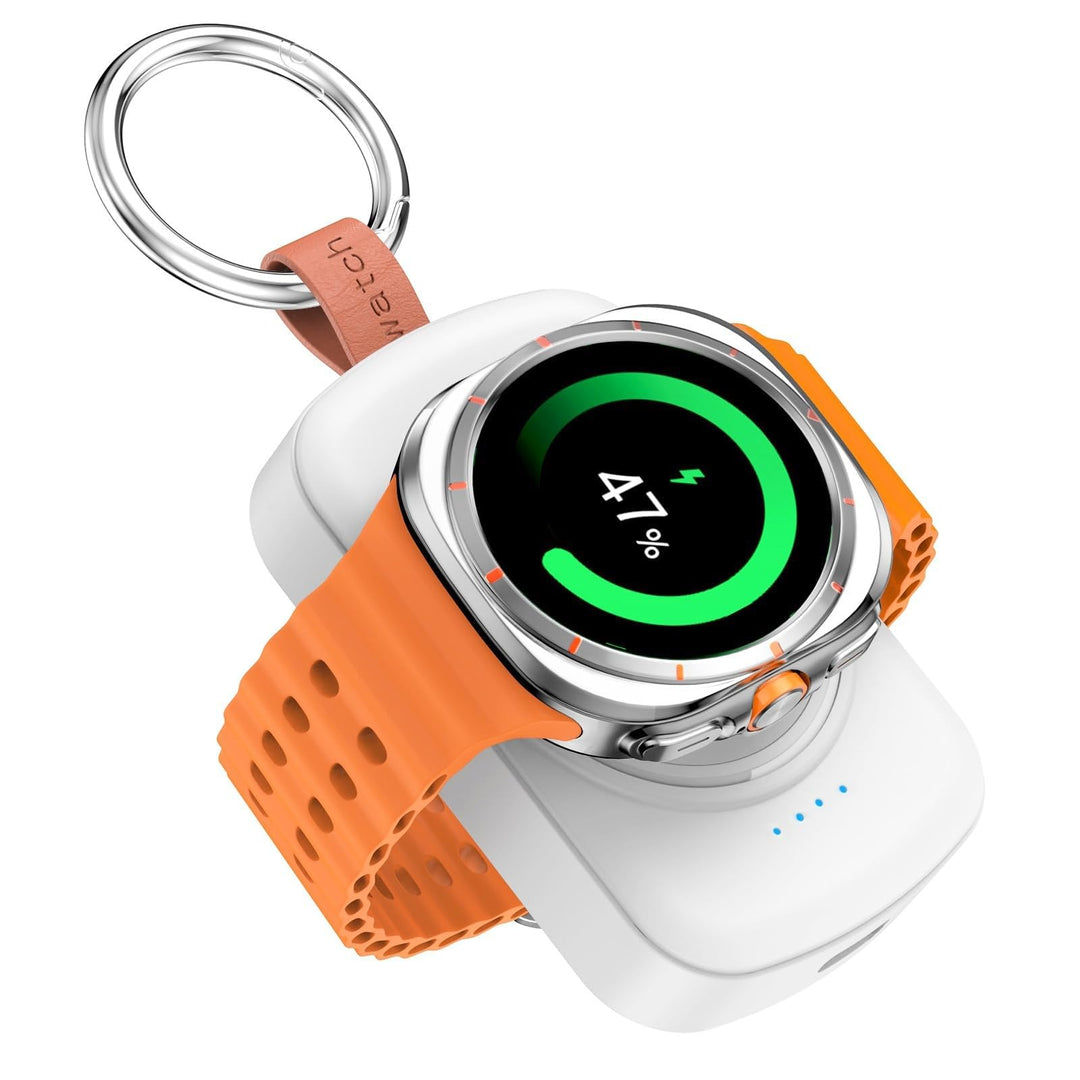 Ladegerät für Samsung Galaxy Watch,1800 mAh tragbares Ladegerät für Samsung Galaxy Watch 8/8 Classic