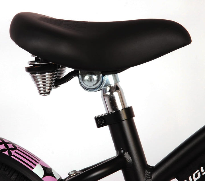 Volare Miracle Cruiser Kinderfahrrad - Mädchen - 14 Zoll - Mattschwarz - Prime Collection