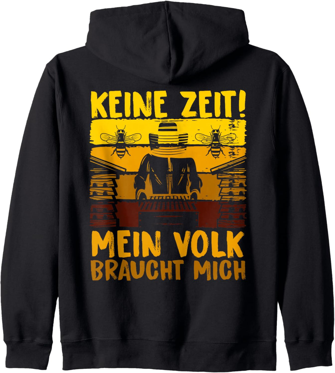 Keine Zeit Mein Volk Braucht Mich Imker Biene Kapuzenjacke