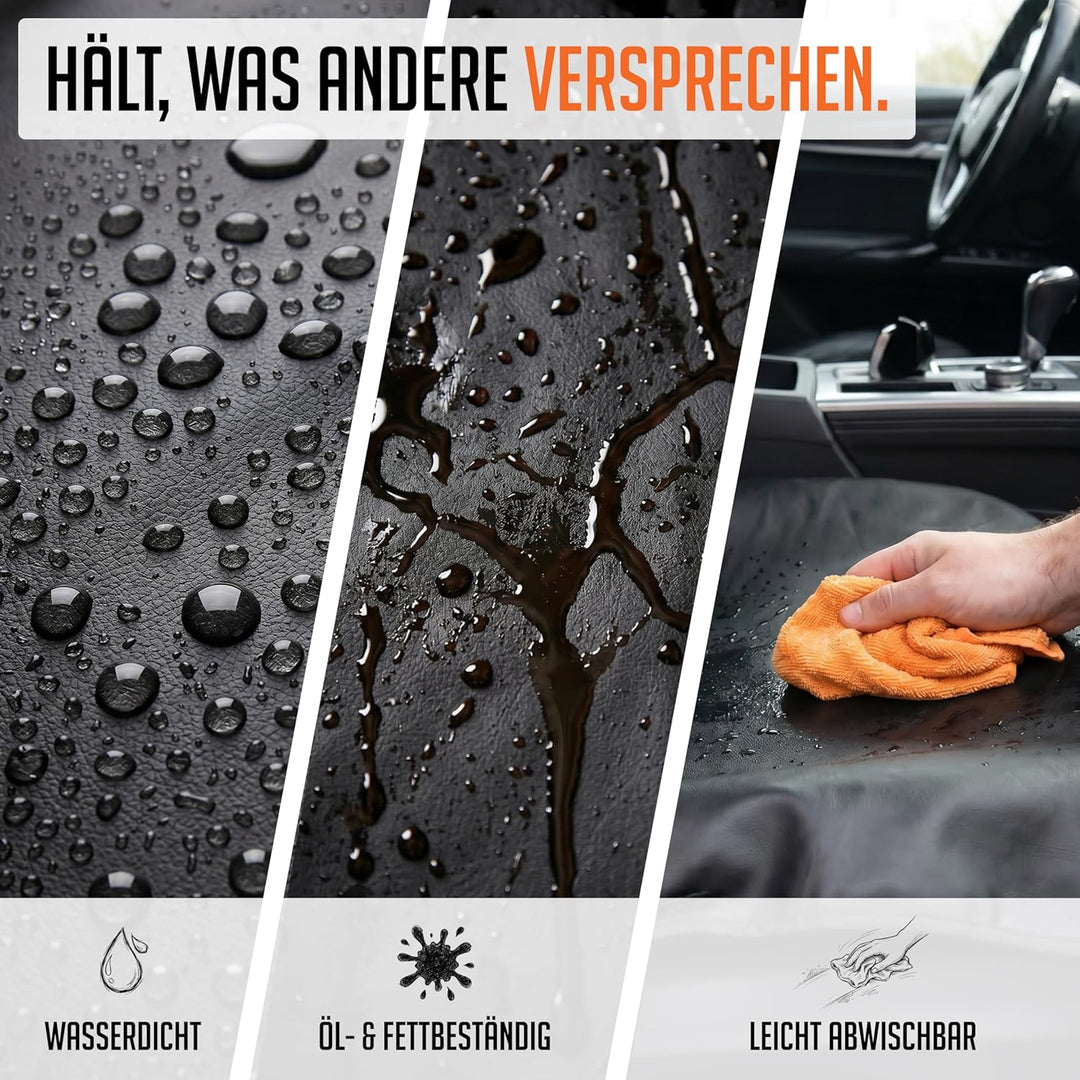 LIONSTRONG® Autositzschoner Vordersitz universell kompatibel [WASSERDICHT] - Autositzbezüge Vordersi