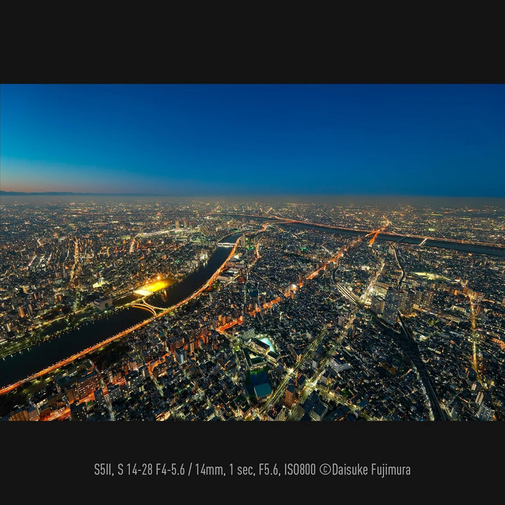 Panasonic Lumix S-R1428E Objektiv, Lumix S Objektiv, 14–28 mm Brennweite, F4-5.6 Blende, ideal für V