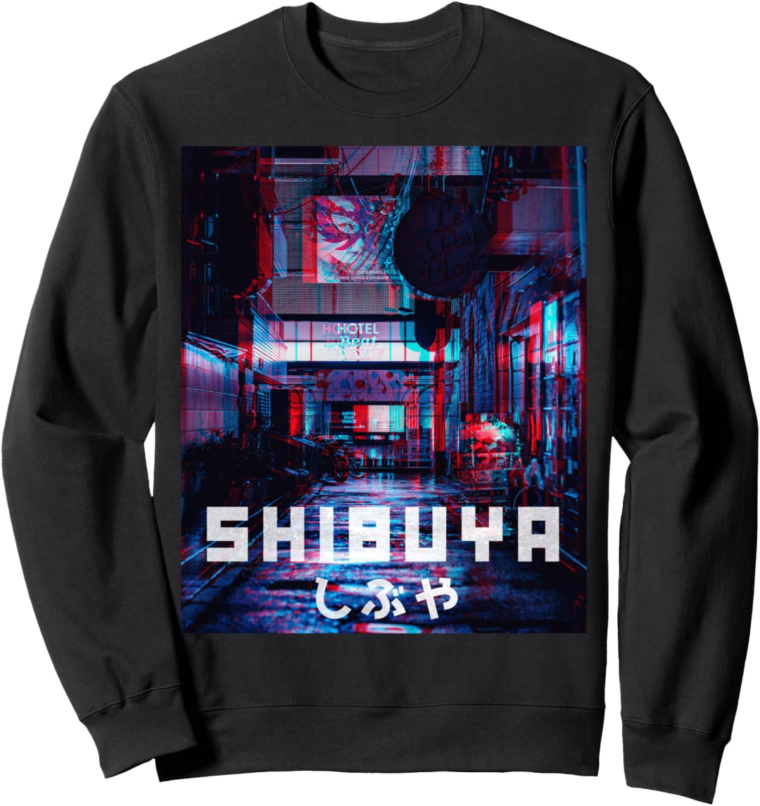 Tokyo Japan Aesthetic Style Vaporwave Japanese 80er 90er Sweatshirt