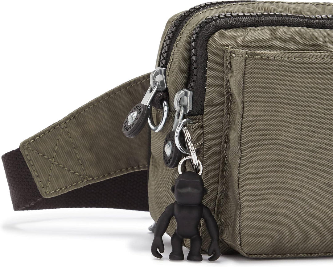Kipling ABANU Multi Kleine Umhängetasche, die in eine Hüfttasche umgewandelt Werden kann S Grünmoos,