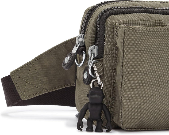 Kipling ABANU Multi Kleine Umhängetasche, die in eine Hüfttasche umgewandelt Werden kann S Grünmoos,