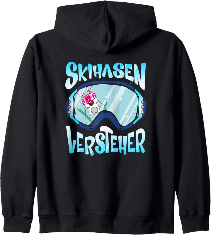 Skihasen Versteher - Skifahrer, Schilehrer Apres Ski Party Kapuzenjacke