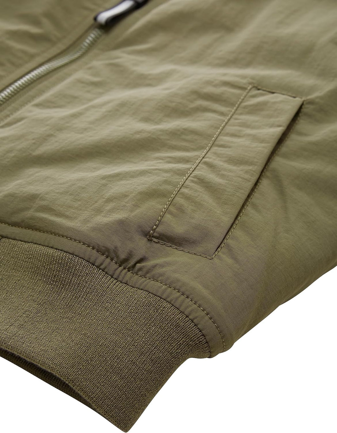 TOM TAILOR Jungen 1038538 Bomberjacke mit abnehmbarer Kapuze (1er Pack) 164 10415 - Dusty Olive Gree