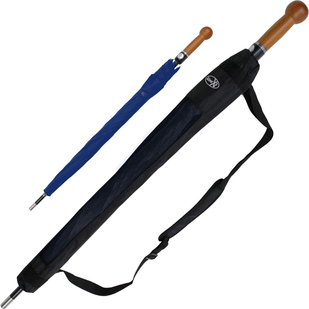 iX-brella Stützschirm Selbstverteidigungsschirm extrem stabil (blau), blau