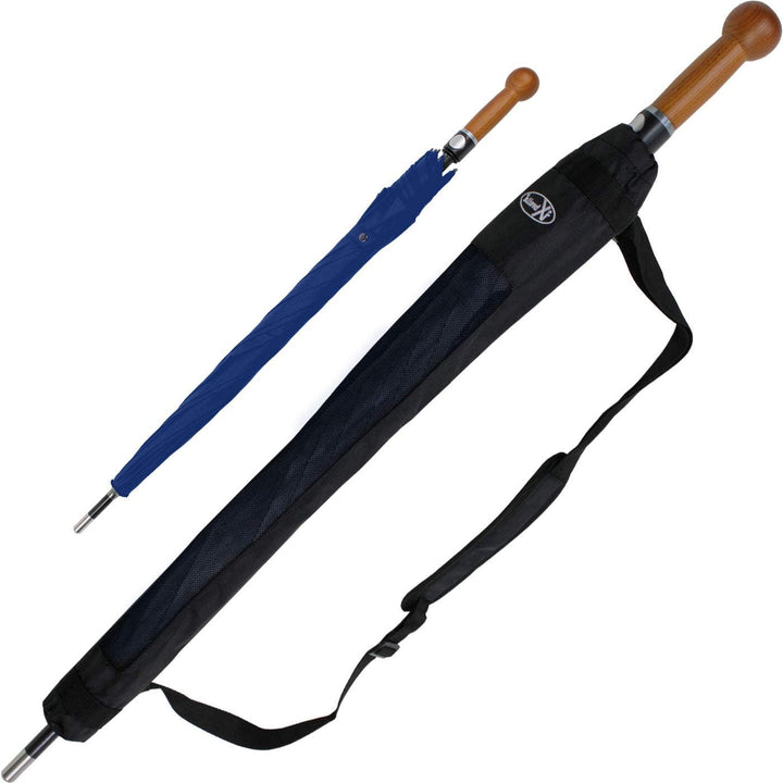 iX-brella Stützschirm Selbstverteidigungsschirm extrem stabil (blau), blau