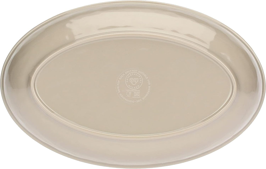 Nador Sea Life Teller, oval, 100% Melamin, 24 x 15 cm, in Geschenkbox, 2 Stück, Nicht zutreffend, 2