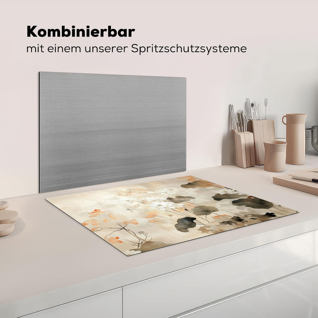 Herdabdeckplatte 70x52 cm Einteilig Abdeckplatten Cerankochfeld Abdeckung Ceranfeld Herdplattenabdec