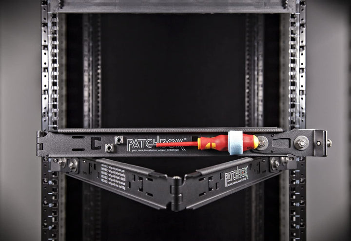 PATCHBOX Setup.exe – Fachboden Alternative für 19 Zoll Fachboden für einfache Hardware Montage im Ra