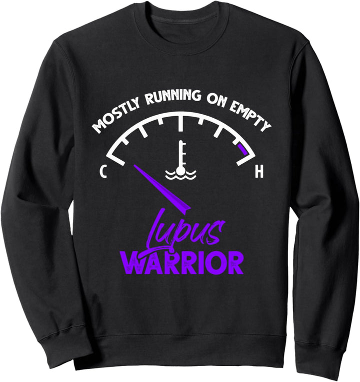 Running Empty Lupus Warrior Lupus Awareness Month Sweatshirt