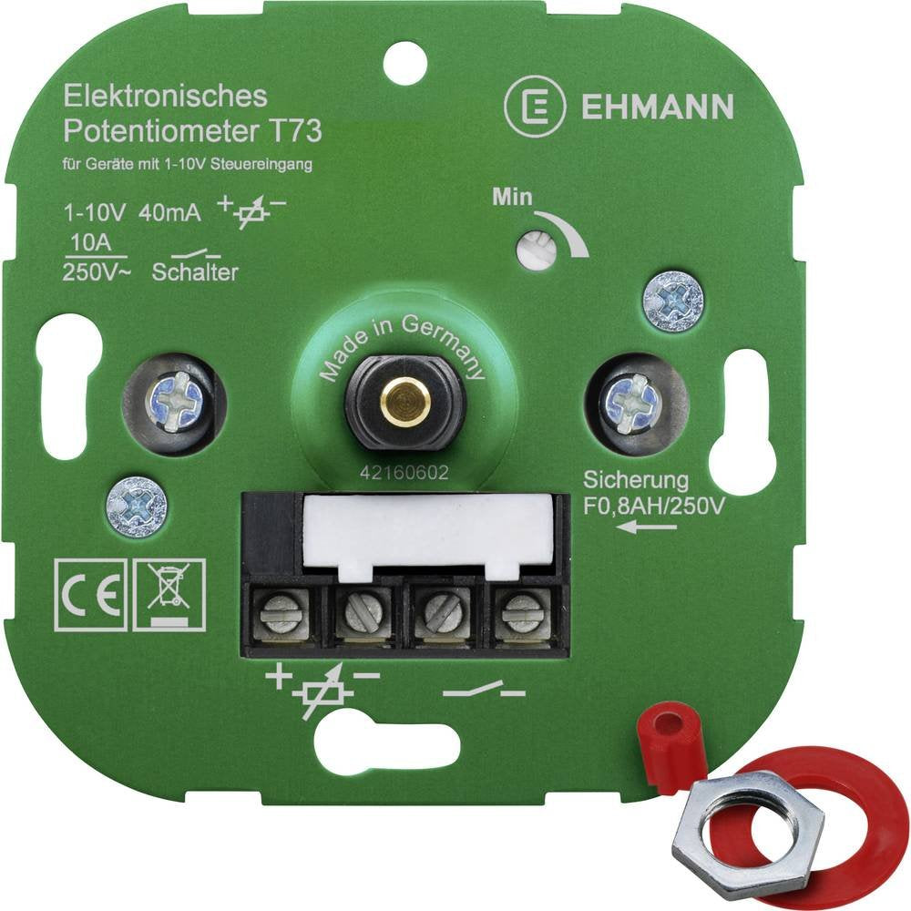 EHMANN 7300x0000 Elektronisches Potentiometer, 230 V, 50 Hz, Steuerstrom: max. 40 mA zum Dimmen von