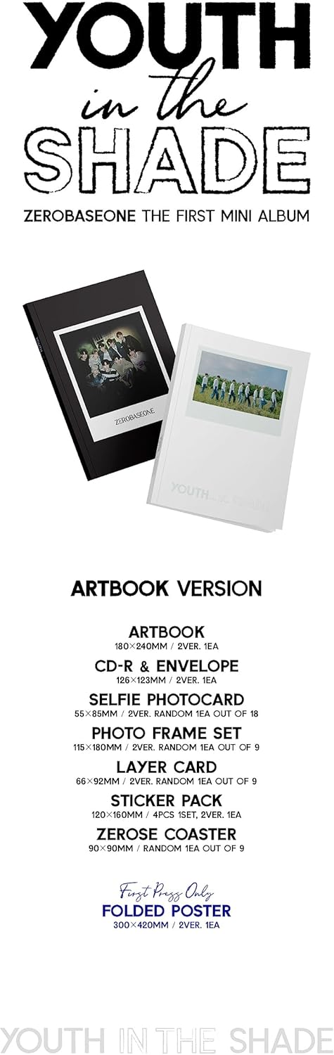 ZEROBASEONE - YOUTH IN THE SHADE (1st Mini Album) (YOUTH ver.), Youth Ver.