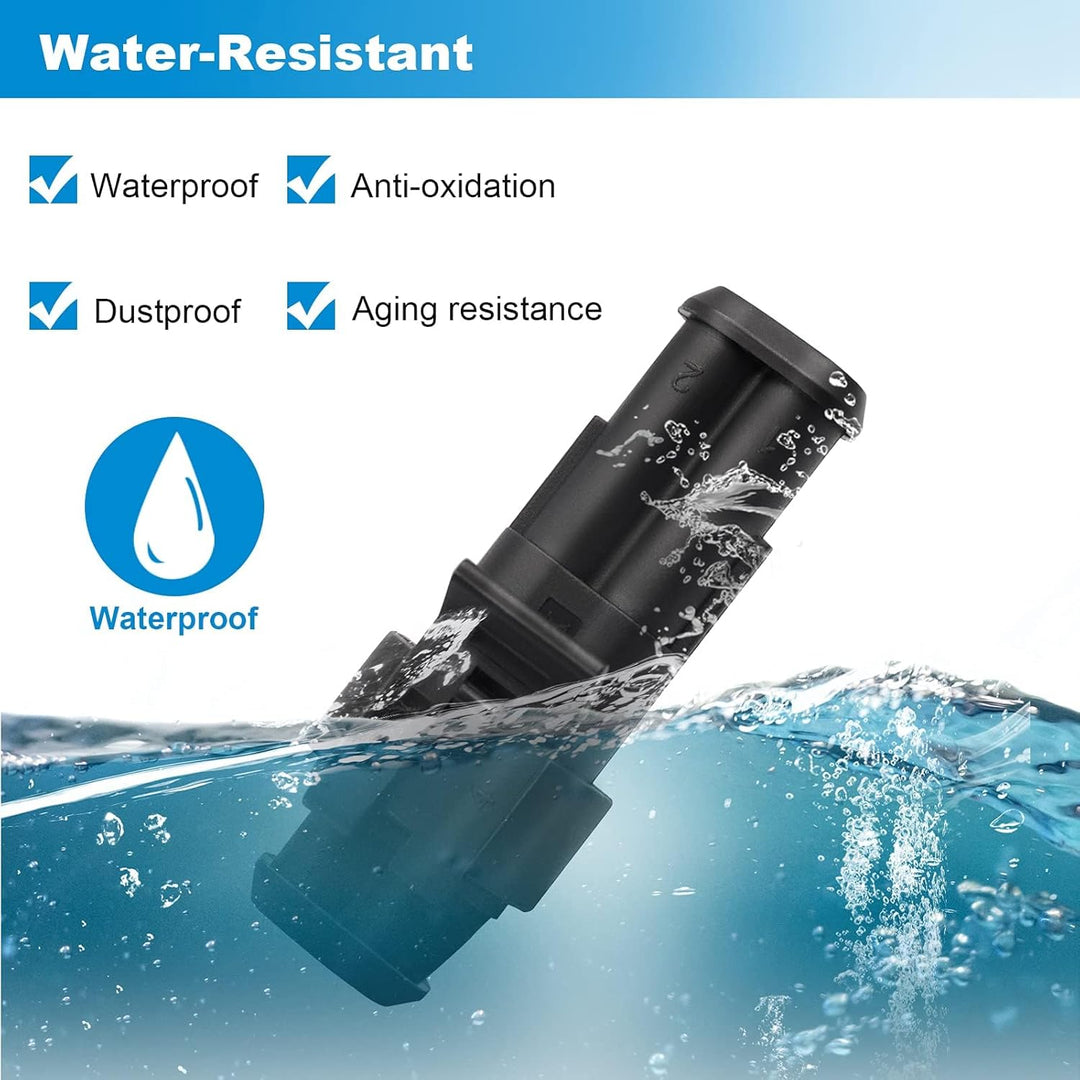 740pcs kfz Stecker,kfz Steckverbinder,kfz Stecker Wasserdicht,Wasserdichte Stecker 12v,mit Crimpzang