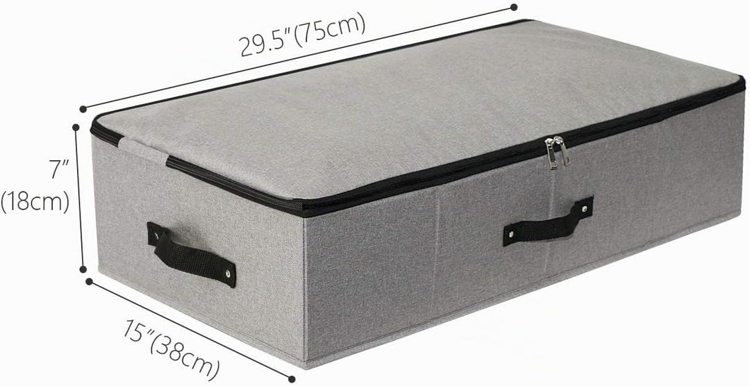 iwill CREATE PRO Unterbettwäsche Organizer Grosse Aufbewahrungsbehälter mit strapazierfähigem Stoff,
