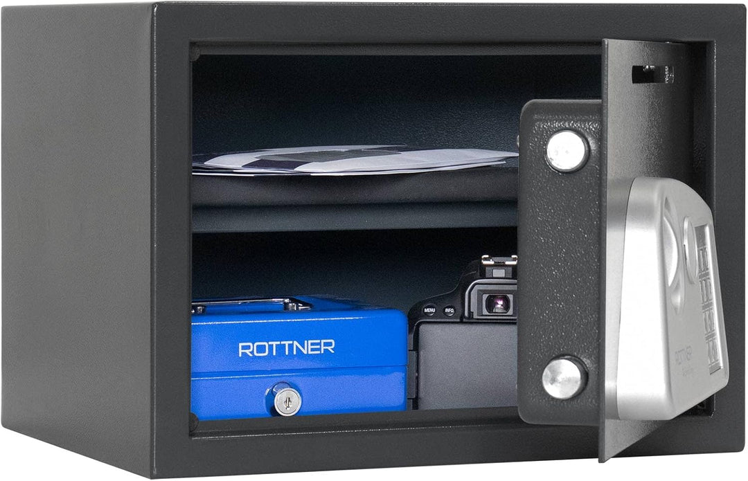 Rottner Möbeltresor Jupiter 3 Stahl Einwurfschlitz Elektronikschloss mechanische Notöffnung anthrazi