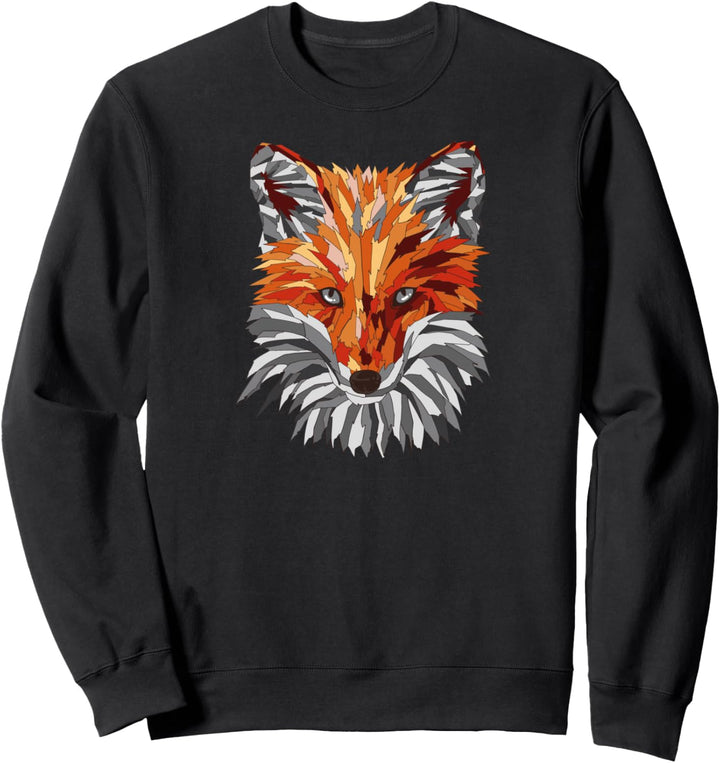 Polygon Fuchs Rotfuchs Füchse Sweatshirt