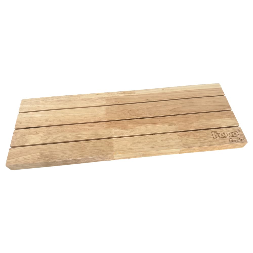 howa Erzählschiene aus Holz, Ergänzung für Kamishibai, Figurentheater, Pädagogisches Hilfsmittel, In