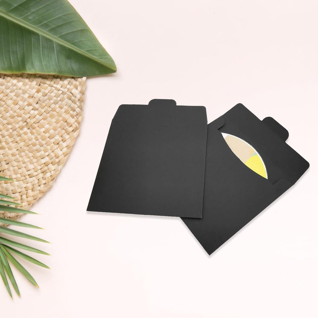 Cd-Hüllen 50 Stück Kraftpapier Dvd-Umschläge Halter Blanko Cd-Papier Karton Cd-Kraftpapier Aufbewahr