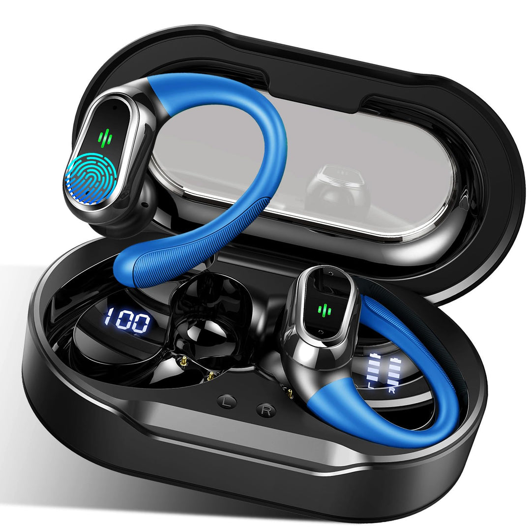 Rolosar 2026 Bluetooth Kopfhörer, Kopfhörer Kabellos Bluetooth 5.4 Sport tiefer Bass, In Ear Kopfhör