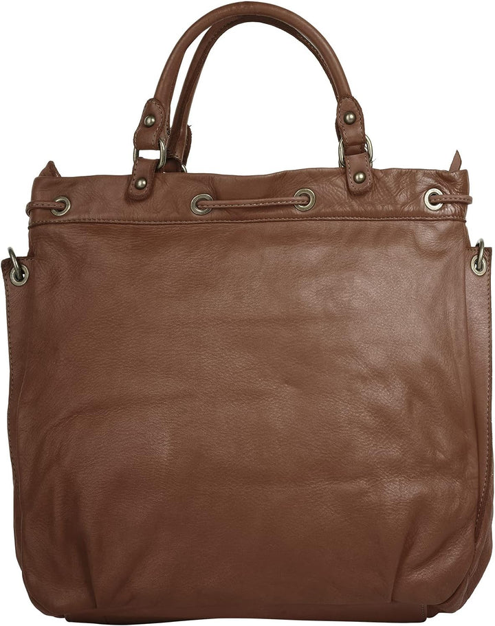 forty° Shopper Echt Leder Damen - 021143 Cognac, Cognac