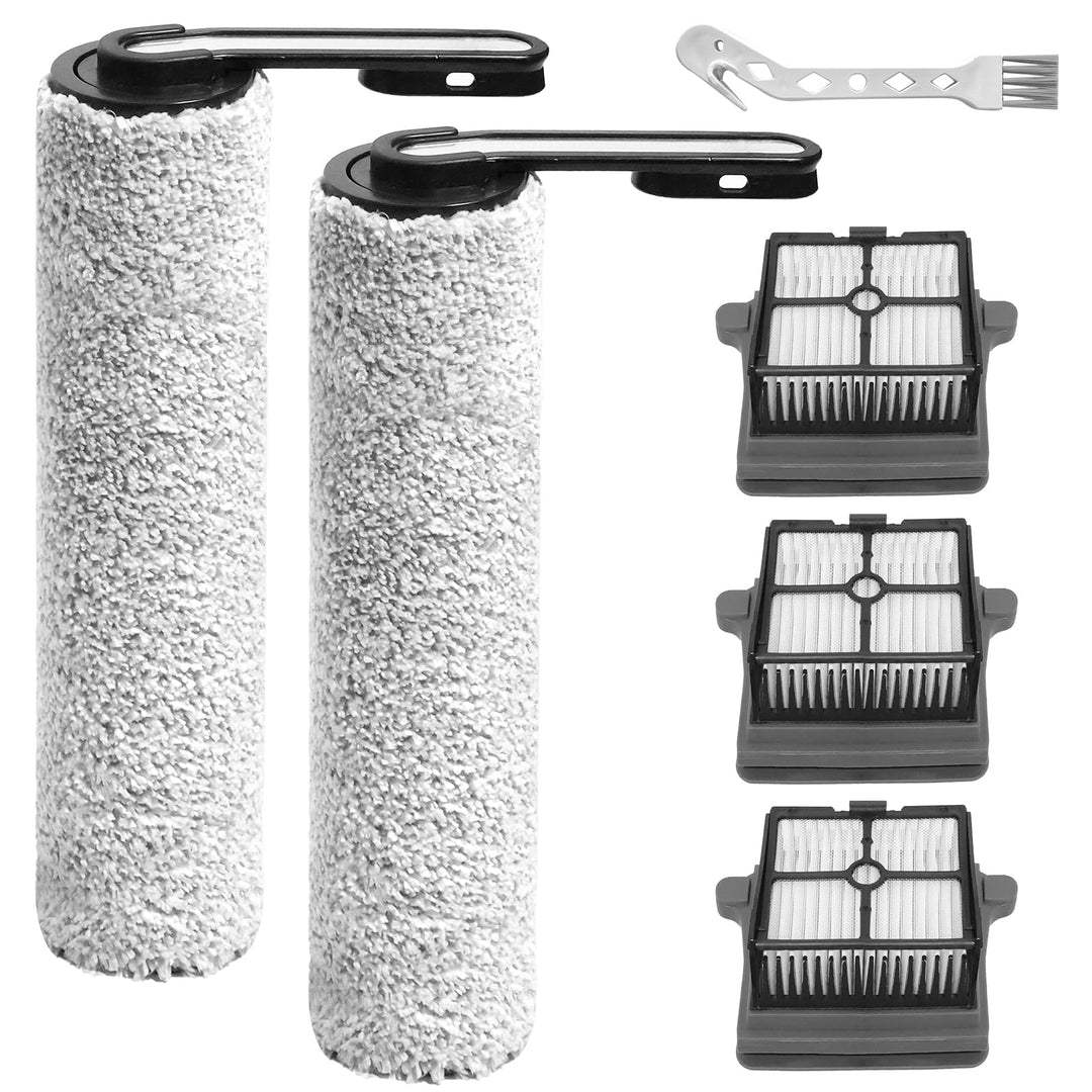 Bürstenrolle Ersatzteile für Tineco iFloor 5 Breeze Complete Nass und Trockensauger Zubehör, 2 Walze