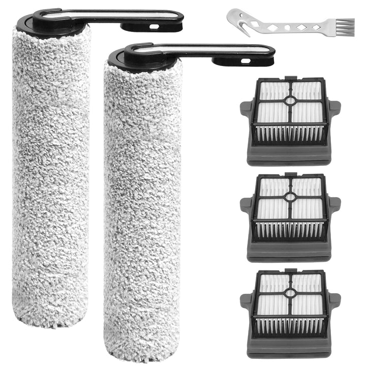 Bürstenrolle Ersatzteile für Tineco iFloor 5 Breeze Complete Nass und Trockensauger Zubehör, 2 Walze