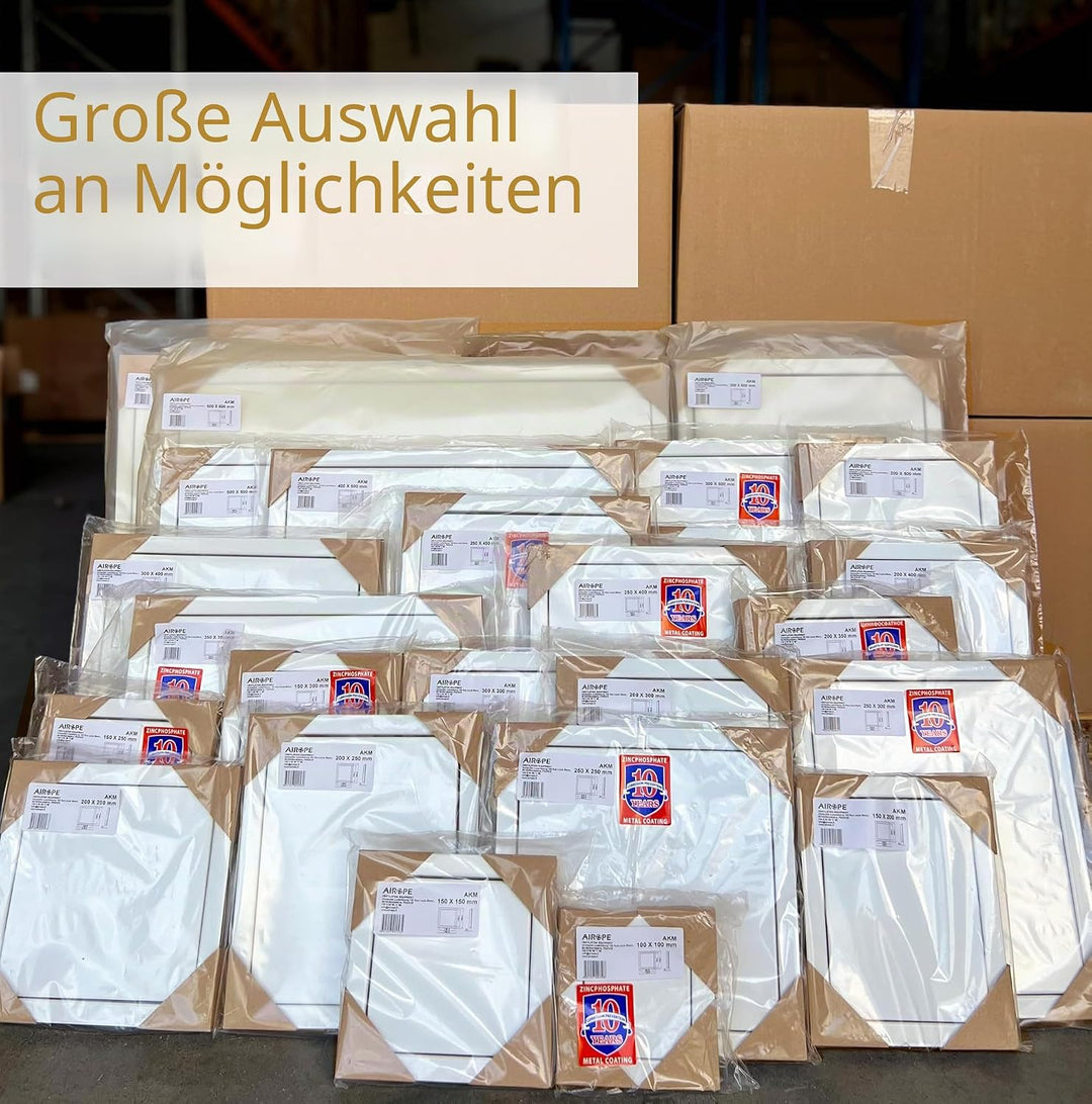 Revisionsöffnung 250 x 300 mm aus Stahl mit Magnetverschluss, seitliche Öffnung links/rechts, Zugang