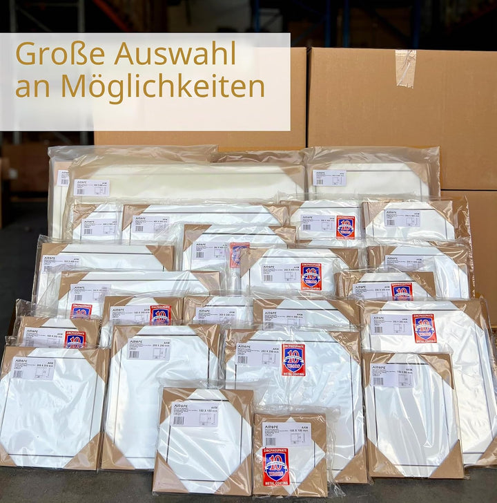 Revisionsöffnung 250 x 300 mm aus Stahl mit Magnetverschluss, seitliche Öffnung links/rechts, Zugang