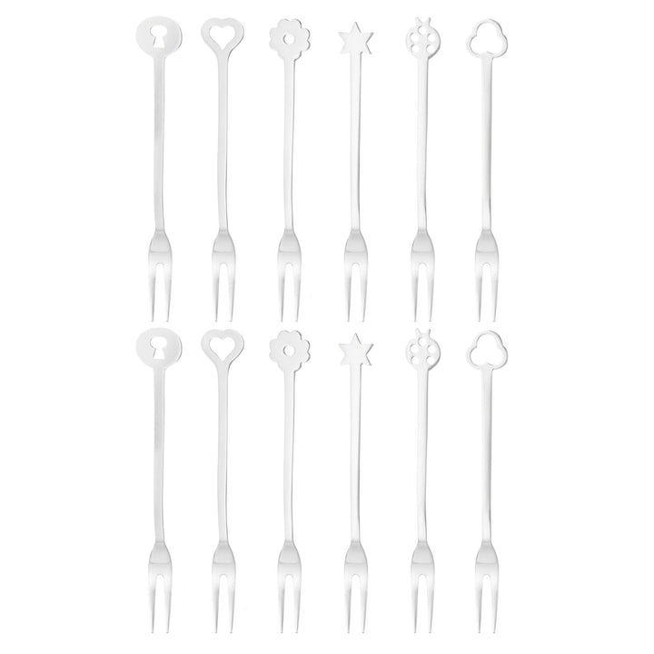 Rosenthal Sambonet - 12 Partygabeln - New Portafortuna - Edelstahl 18/10