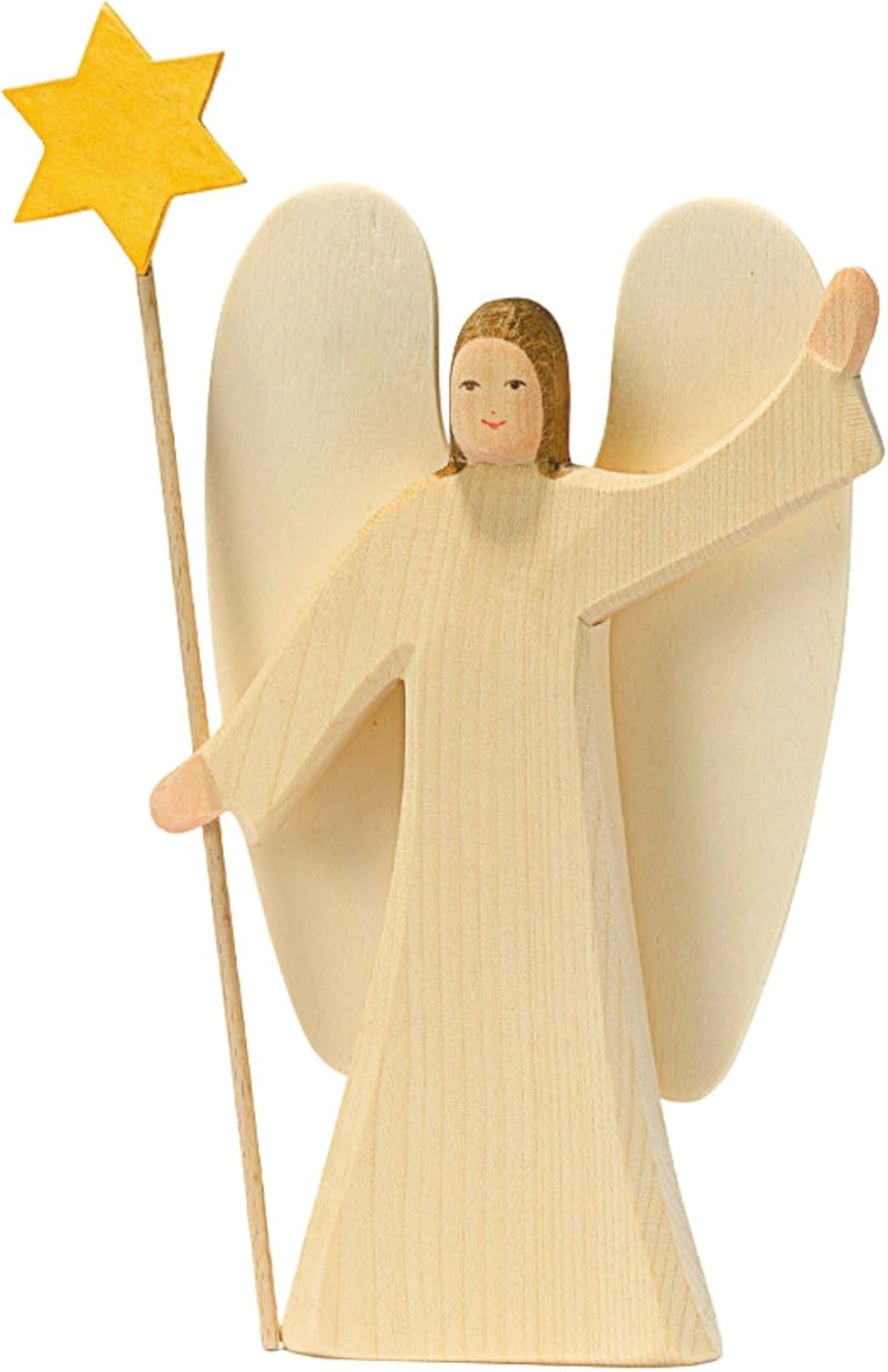 Ostheimer 4000 - Engel mit Stern, 2-teilig, Höhe 23,5cm