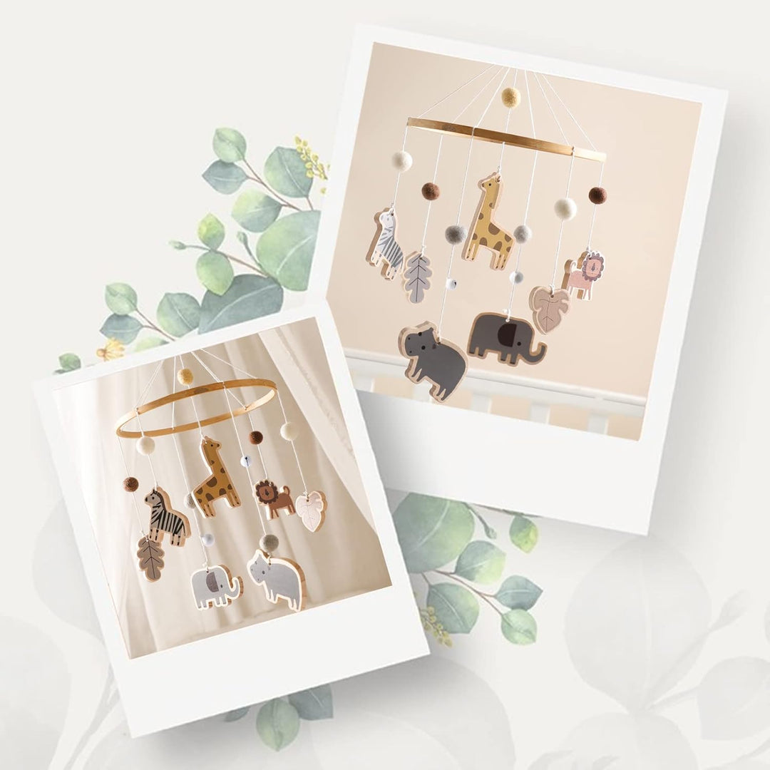 Mobile Baby Windspiele mit bunten Safari, Wickeltisch für Kinderzimmer-Dekoration, Anhänger Bettgloc