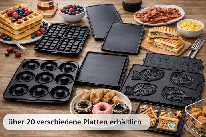 Syntrox SM-1000W-Toledo Churros Maker elektrisch – Churros Bäcker für zuhause – Antihaft Churrosplat