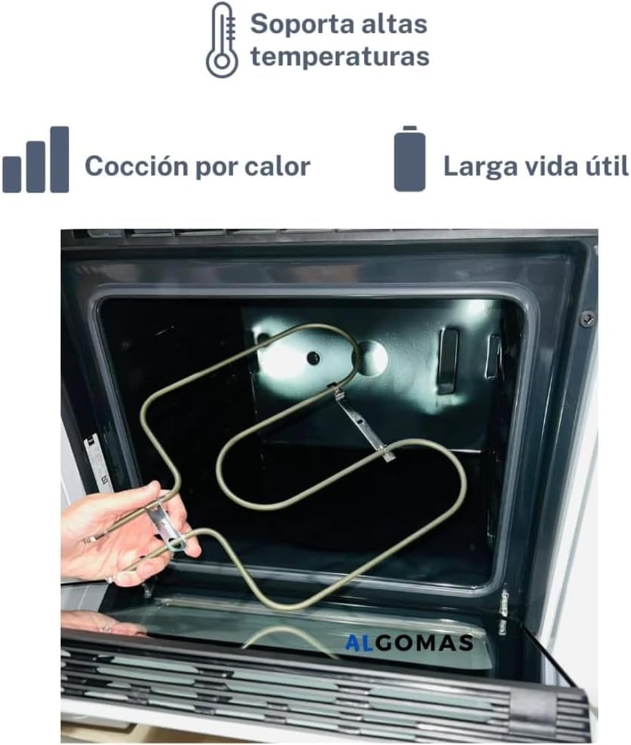 ALGOMAS® Unterhitzer, anpassbar an Fagor, Edesa, Aspes 1100 W, 220 V, 2121 CA5B002AO CC8000627 2H-11