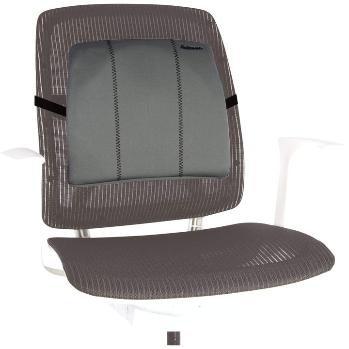 Fellowes 9190901 Smart Suites Slimline Rückenstütze, Graphit, Smart Suites Slimline Rückenstütze