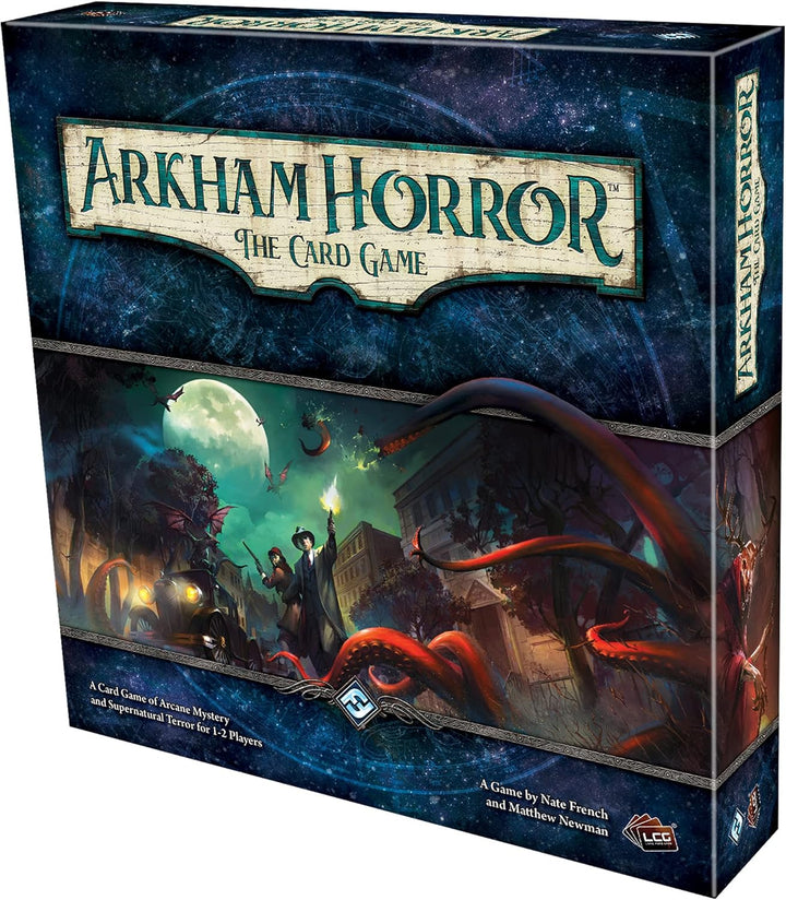 Fantasy Flight Games , Arkham Horror The Card Game , Card Game , Ages 14+ , 1 to 4 Players , 60 to 1