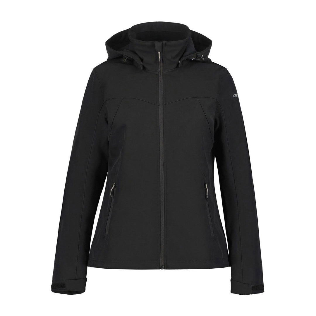 ICEPEAK Damen Brenham Shell Jacket (1er Pack) 40 Schwarz, 40 Schwarz
