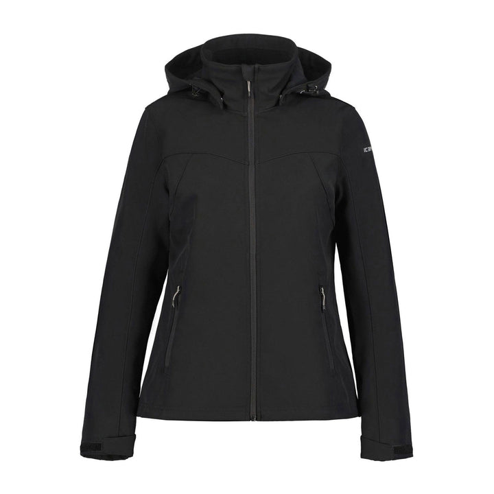 ICEPEAK Damen Brenham Shell Jacket (1er Pack) 40 Schwarz, 40 Schwarz