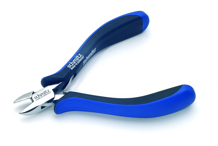 Seitenschneider 140mm - schmitz 3301HS22 - ovaler Kopf mit Schneidwate - Kräftige Ausführung - ESD/E