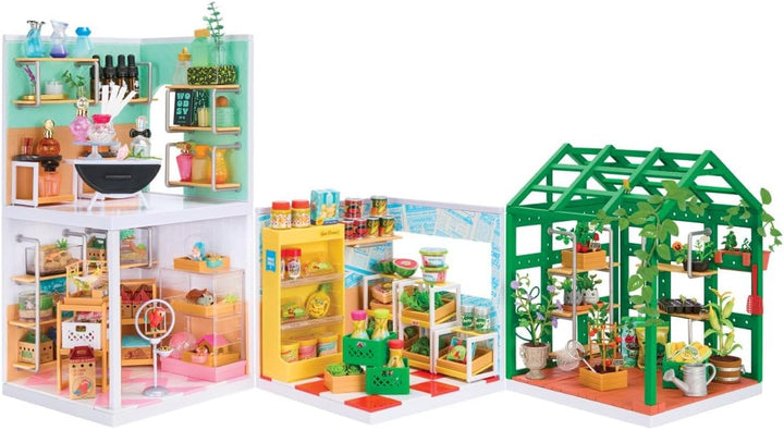 MGA's Miniverse Make It Mini Spaces Greenhouse – BAU-Set, Individuell Gestalten, Bastelei, Für Samml