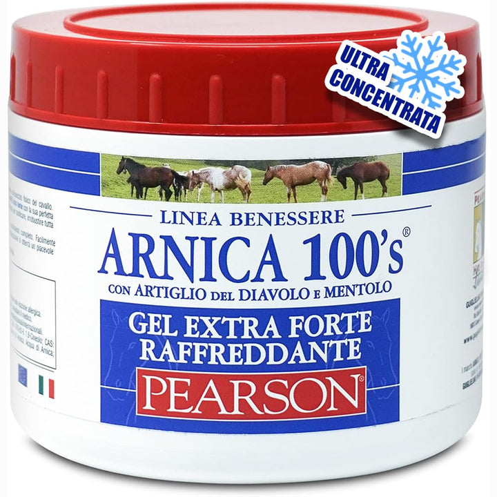 ARNICA 100'S - Arnika für Pferde, kühlendes Gel Extra Forte von Pearson [500ml]. Arnika Gel Forte, C