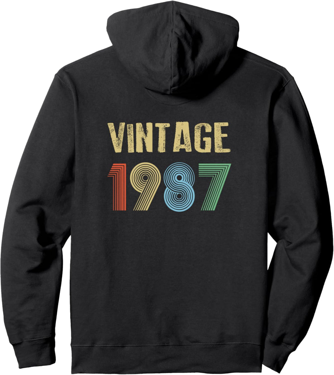 1987 Vintage Geburtstag Pullover Hoodie