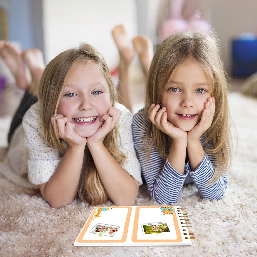 Tier Schulfreundebuch DIN A5 mit 60 illustrierte Seiten Freundebuch Schule für Mädchen Jungen, Meine