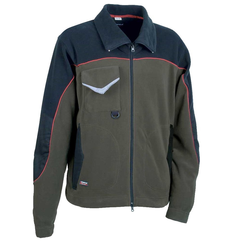 Cofra V026-0-03.Z/4 Arbeitsjacke "Rider", schlamm grau / schwarz, Grösse L /4 Mud / Black, /4 Mud /