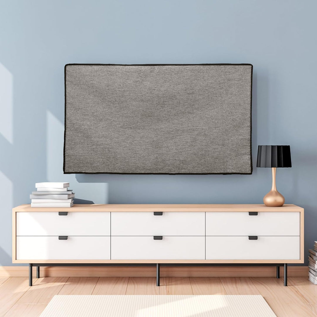 kwmobile 85" TV Abdeckung Indoor - Fernseher Hülle Bildschirmschutz Abdeckung - TV Bildschirm Staubs