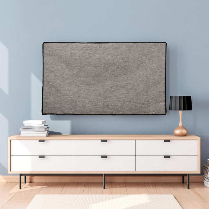 kwmobile 85" TV Abdeckung Indoor - Fernseher Hülle Bildschirmschutz Abdeckung - TV Bildschirm Staubs