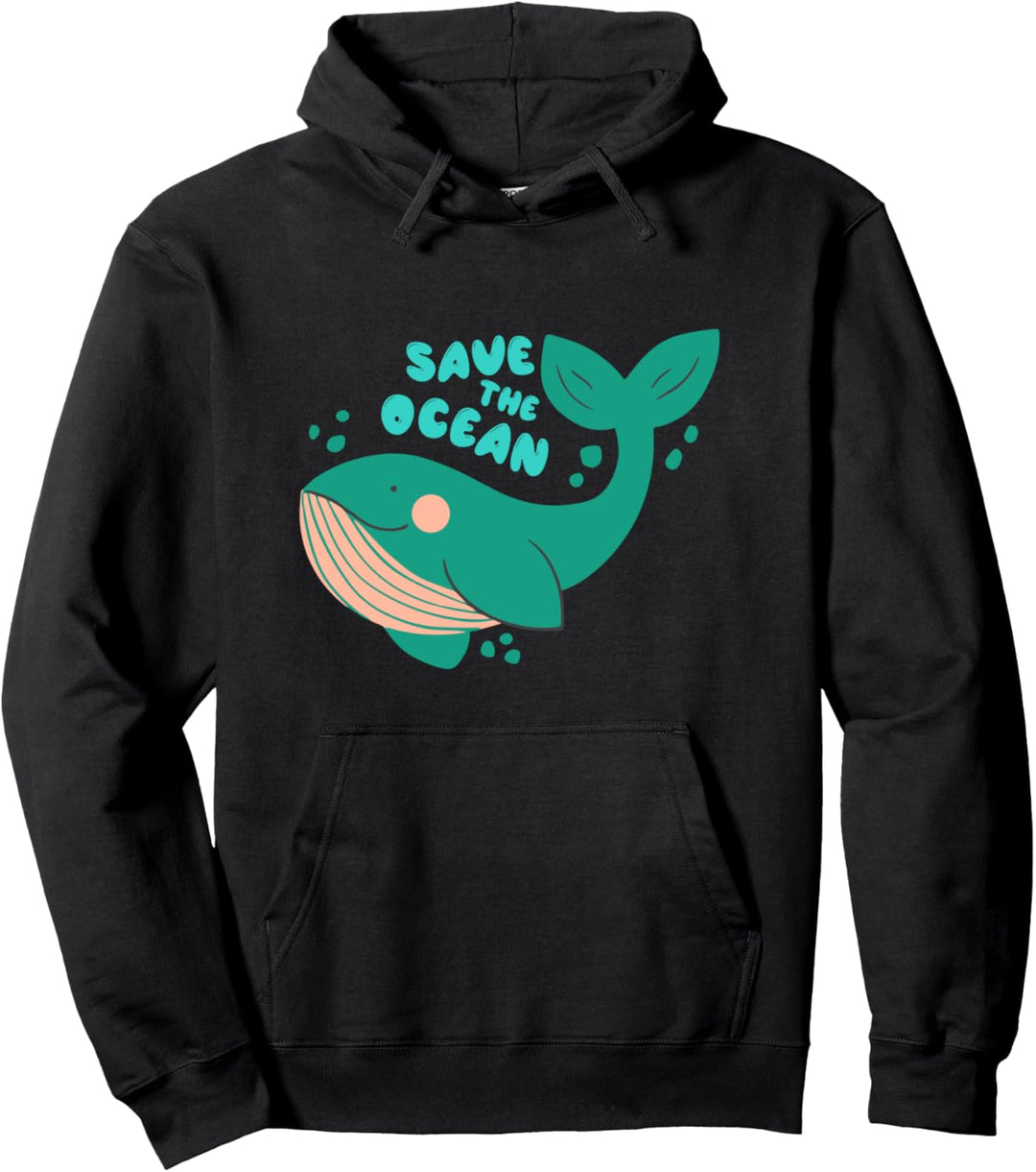 There is no Planet B - Wal - Save the Ocean Pullover Hoodie