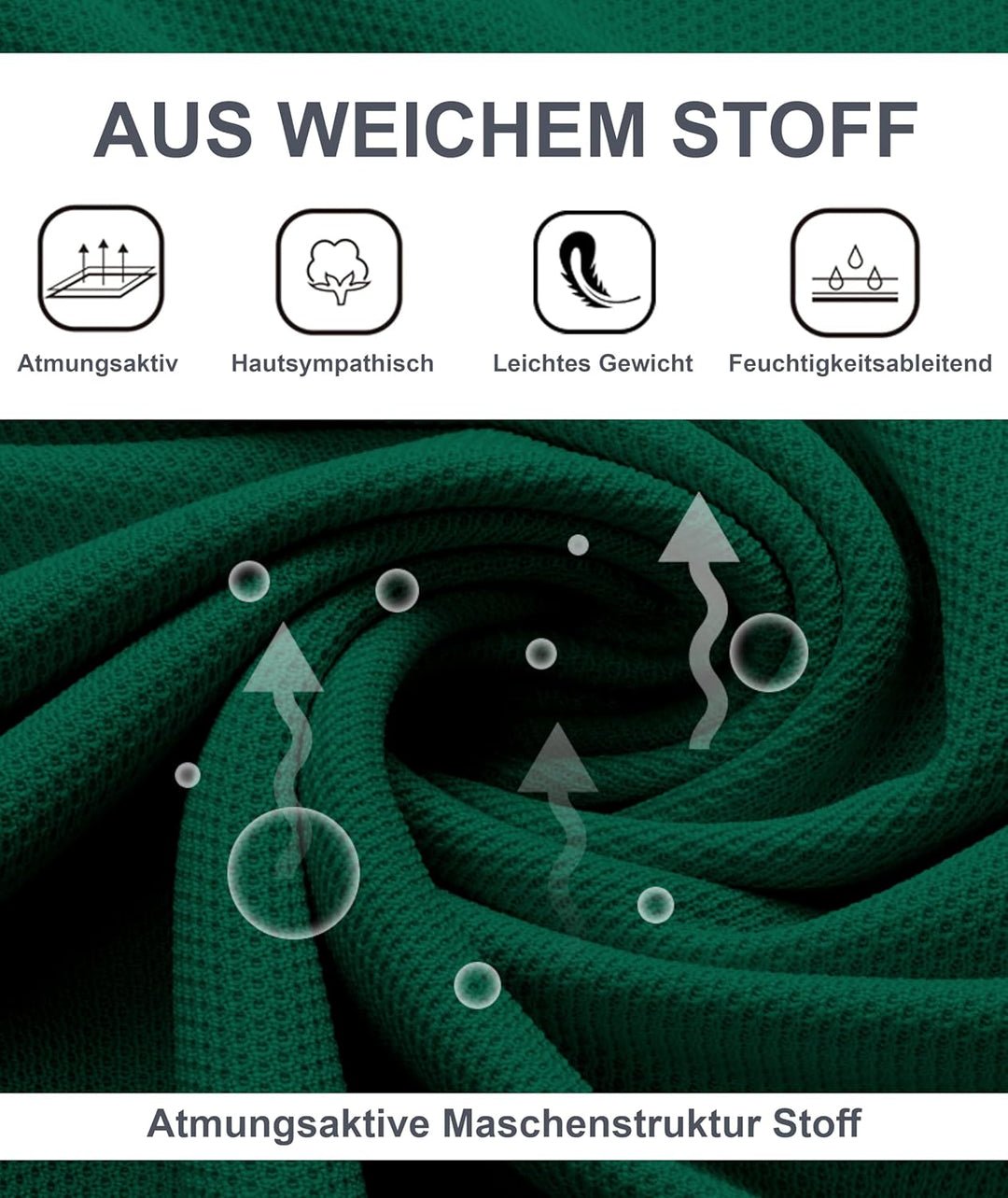 igeekwell Poloshirt Herren Kurzarm Atmungsaktives Golf-Polo-Hemd Summer Poloshirts Männer mit Brille